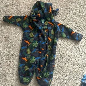 LL Bean fleece bunting. 12-18m